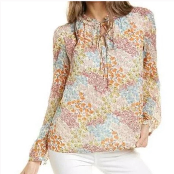 Rebecca Taylor Long Sleeve Ava Top - Picture 1 of 12